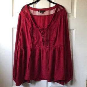 Long sleeve blouse